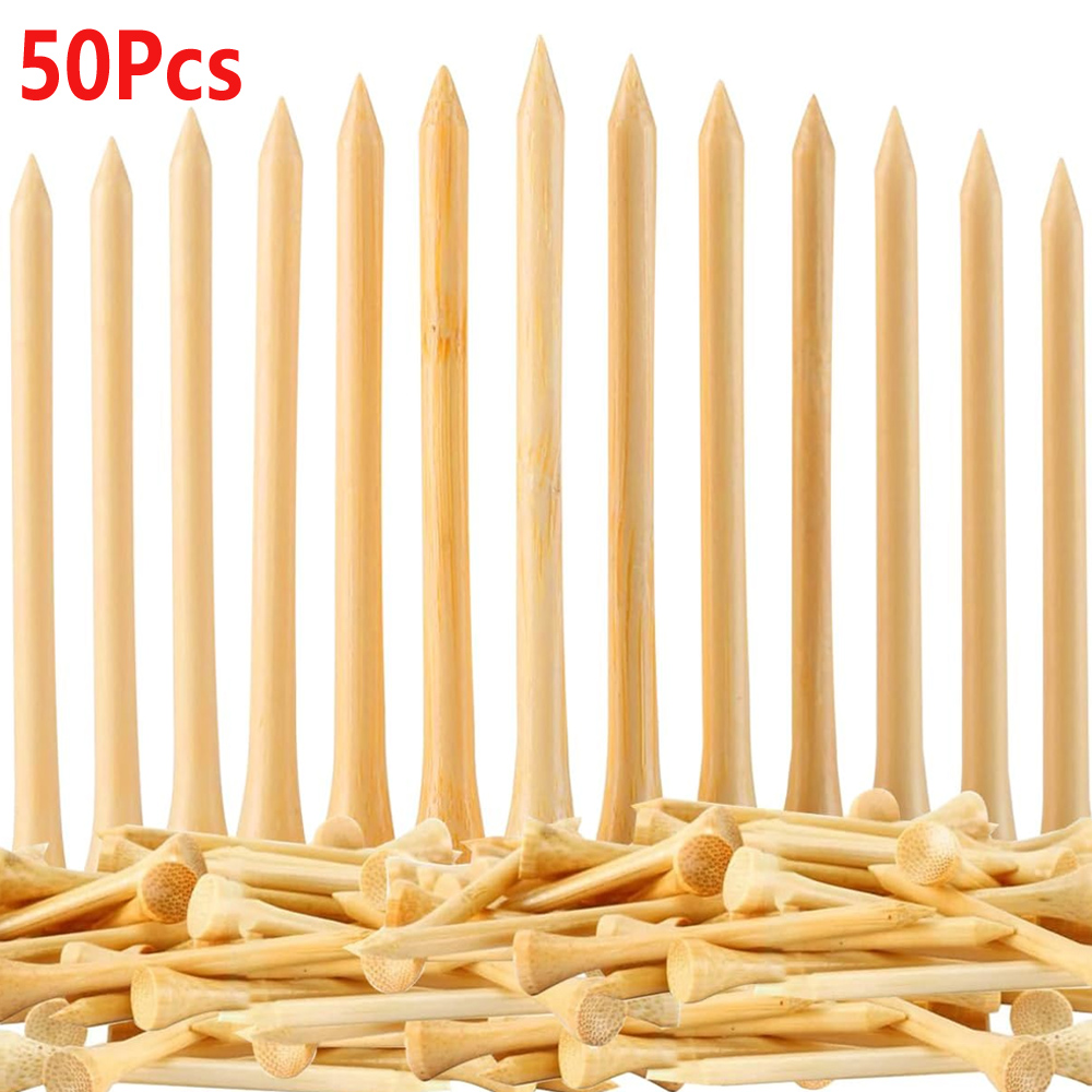 Golf Equipment Kit - 50Pcs/Set Wooden Golf Tee Tees Replacement