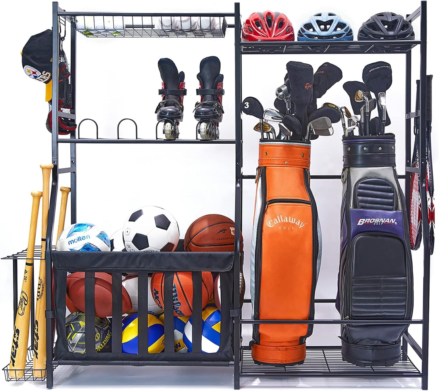 Garage Sports Equipment Storag - đánh giá và giá Golf Equipment Garage Organizer