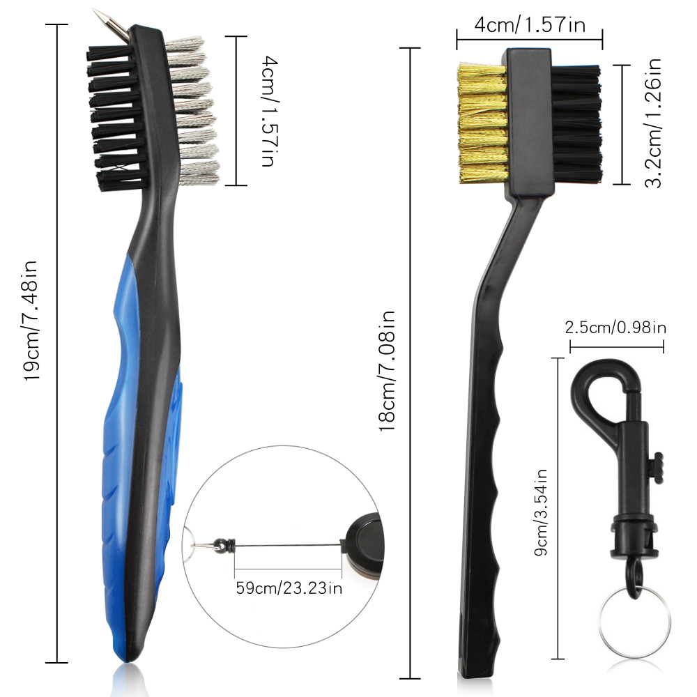 2Pcs/Set Golf Club Brush Golf  - đánh giá và giá Golf Equipment Kit