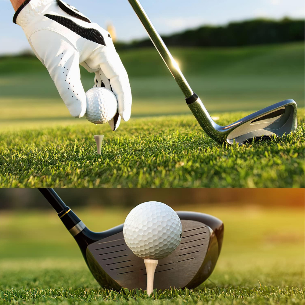 50Pcs/Set Wooden Golf Tee Tees - đánh giá và giá Golf Equipment Kit