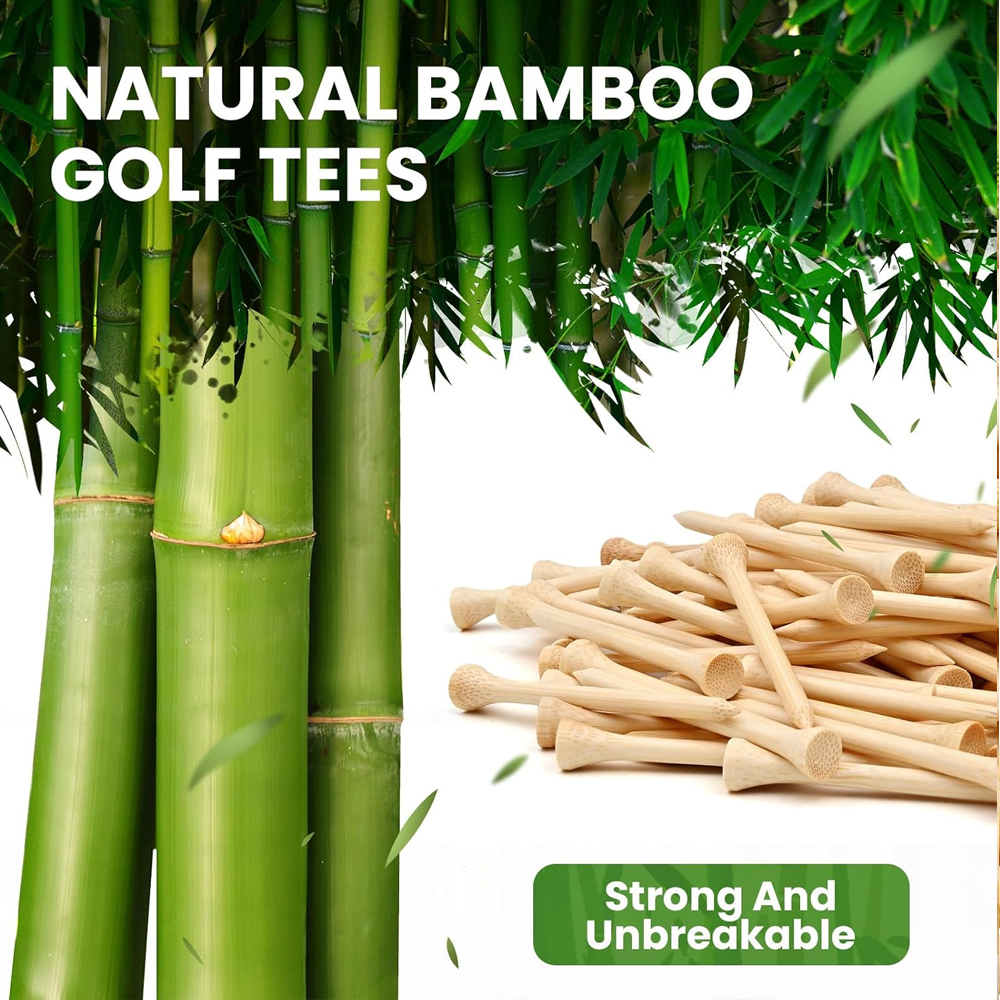50Pcs/Set Wooden Golf Tee Tees - đánh giá và giá Golf Equipment Kit