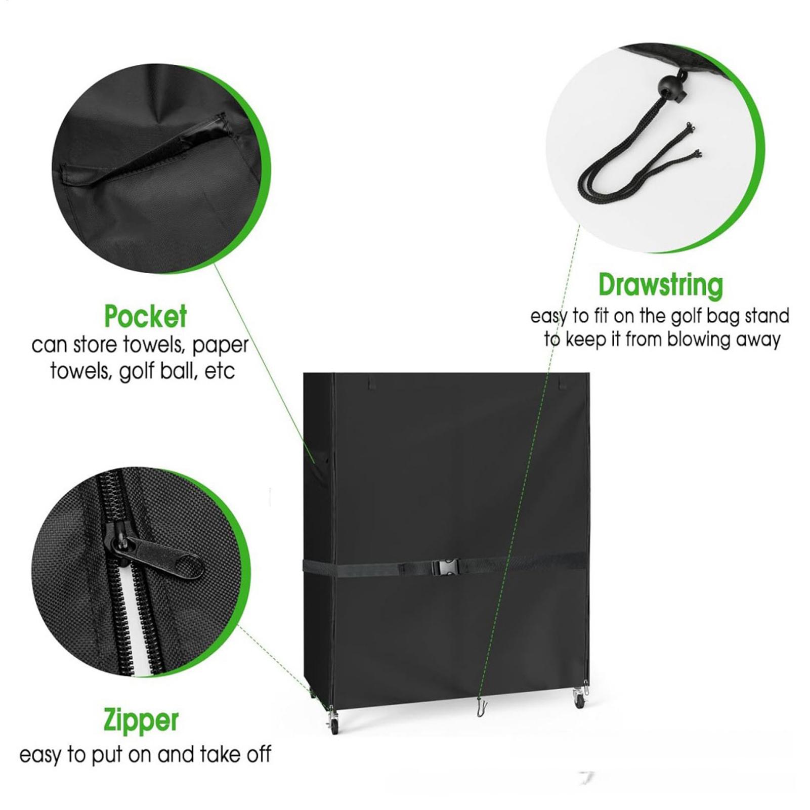 Golf Bag Stand Covers Oxford W - đánh giá và giá Golf Equipment Garage Organizer