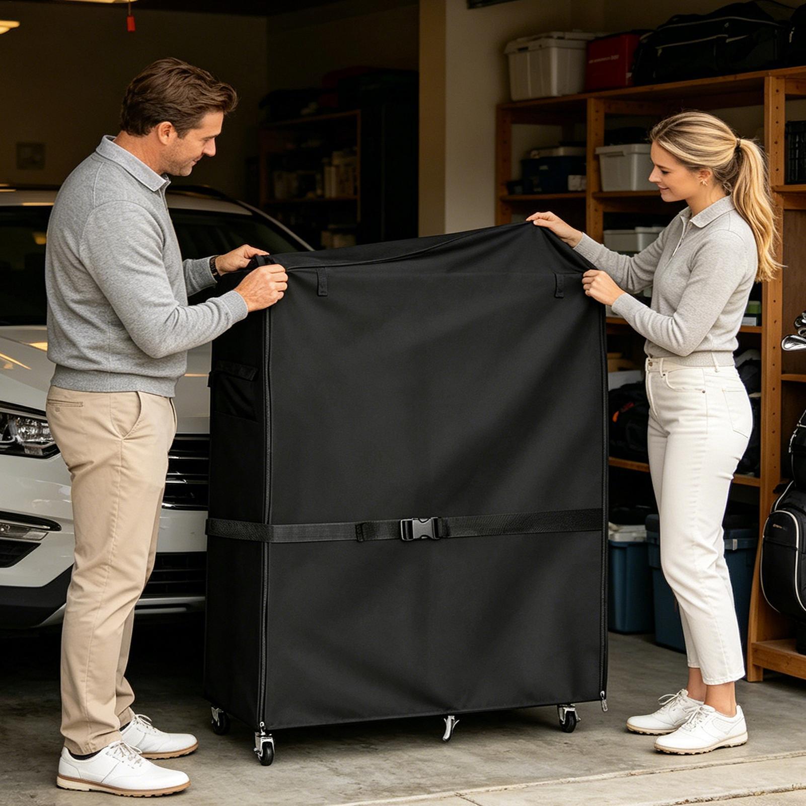Dust Cover For Golf Storage Ra - đánh giá và giá Golf Equipment Garage Organizer