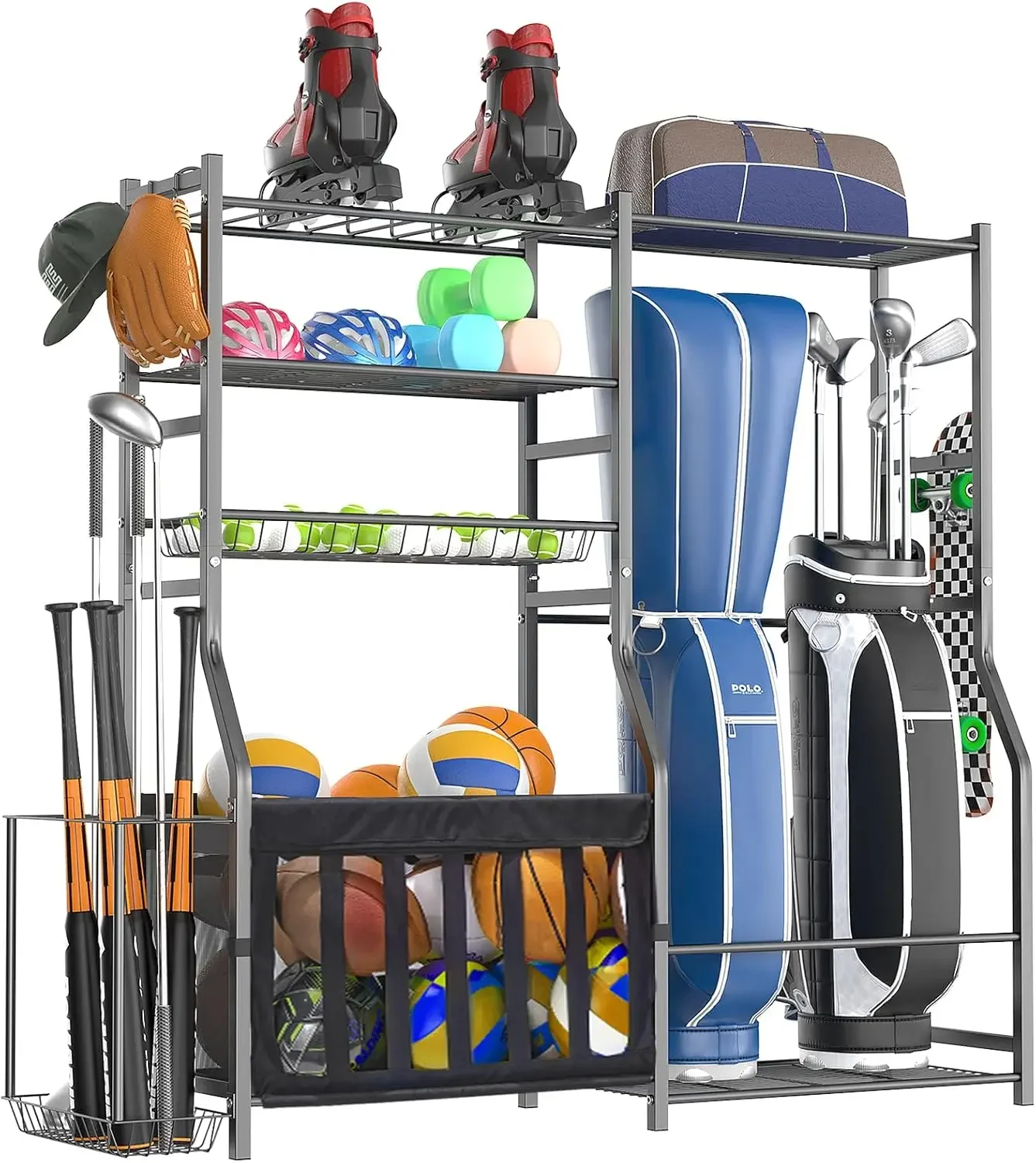 Heavy Duty Garage Sports Equip - đánh giá và giá Golf Equipment Garage Organizer
