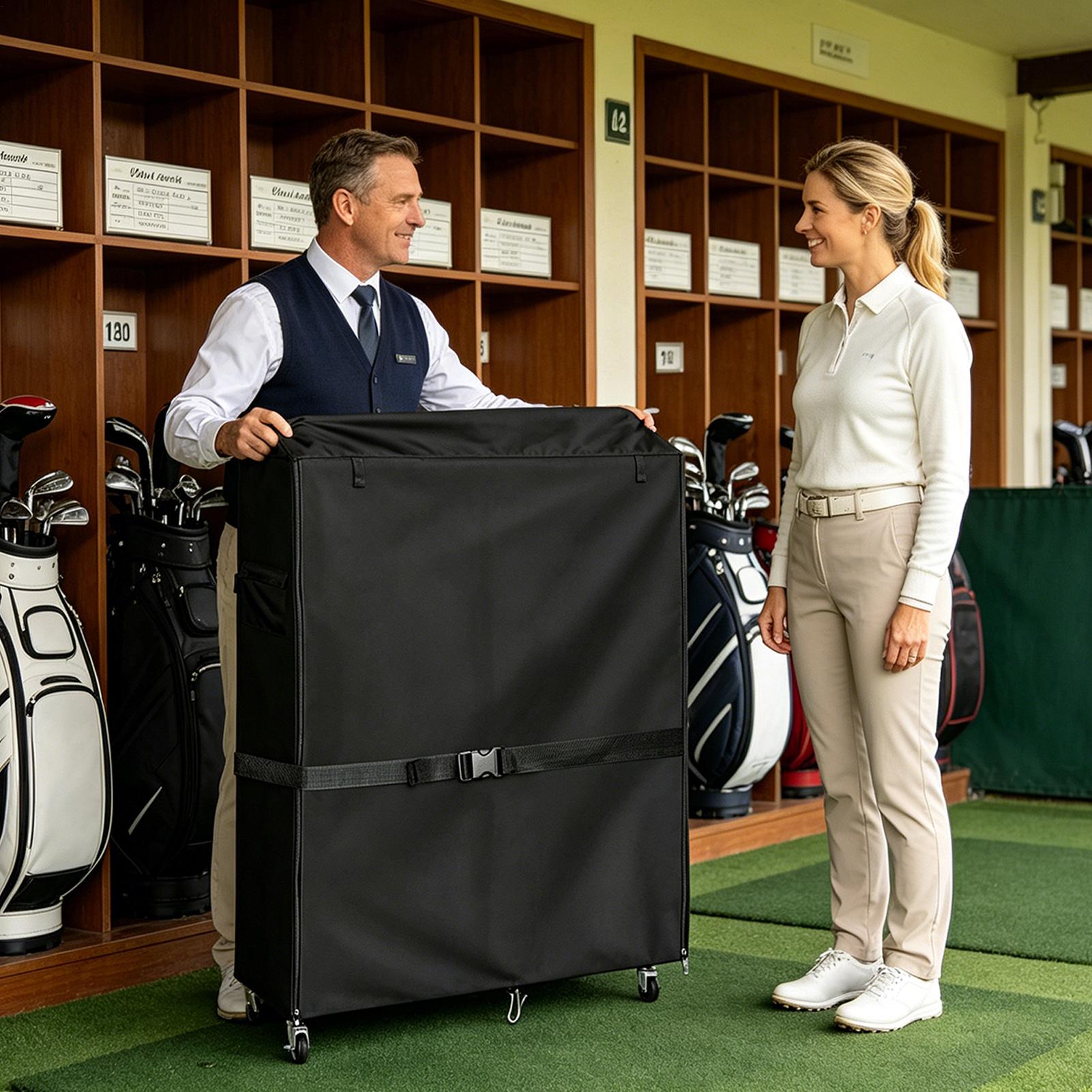 Golf Bag Stand Covers Oxford G - đánh giá và giá Golf Equipment Garage Organizer